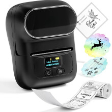 M110 etiketmaskine, opgraderet etiketprinter til telefon og Windows/Mac, 2-tommer etiketmaskine til køkken