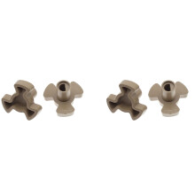 4X Magnetron Draaitafel Koppeling Magnetron Oven Draaitafel Rolgeleider Ondersteuning Glasplaat Aandrijving Koppeling Vervangende Onderdelen