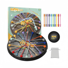 Juego de rompecabezas de desenredar cuerdas, desafío de juego de mesa de estrategia inteligente para niños y adultos - Juego de lógica