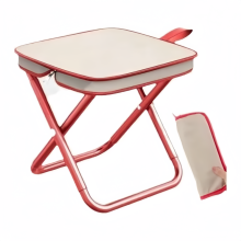 Taburete, taburete plegable pequeño de 33 cm para adultos, taburetes ultraligeros negros para acampar, senderismo y pesca.