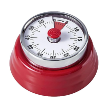 Elegantti ruostumattomasta teräksestä valmistettu vintage-keittiöajastin magneettikiinnityksellä - 60 minuutin lähtölaskentaäänihälytys