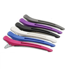 6 kpl Pin-up-muovisia ankannokkahiuspidikkeitä hiusten leikkaamiseen - ammattimaisia silikoninauhaklipsejä salonki-tee-se-itse-lisävaru