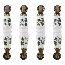 4X Schrankgriff Moebelgriffe Stangengriffe Tuergriff Kuechengriffe Keramik Schubladengriff Schublade Handgriff 96mm