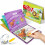 Πακέτο 2 τεμαχίων Magic Water Coloring Books για νήπια, Επαναχρησιμοποιήσιμα μπλοκ σχ 1