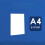 Λευκό χαρτόνι A4 40 φύλλων, πάχους 160 γρ./μ², για εκτύπωση, χειροτεχνίες και χε 1