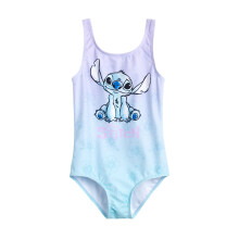 (8-9 Years, Multicoloured) Lilo & Stitch Girls Stitch One Piece Swimsuit
