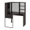 IKEA MICKE Corner Workstation 100x100x142 cm 1
