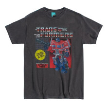 (XL, Black) Transformers Unisex Adult Optimus Prime T-Shirt