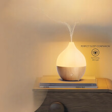 Diffusore di oli essenziali, umidificatore a ultrasuoni a nebbia fredda da 100 ml con funzione di spegnimento automatico e luci bianche