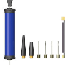 Pompa per palloni, kit di gonfiaggio con ago e ugello, materiali di alta qualità, lunga durata, facile da installare e utilizzare.
