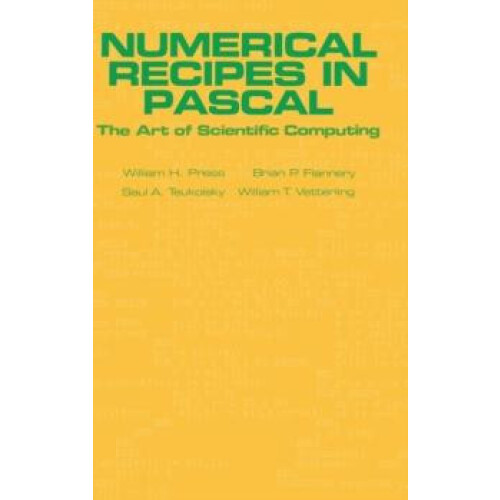Numerical Recipes in Pascal First Edition by William H. Press Hardcove