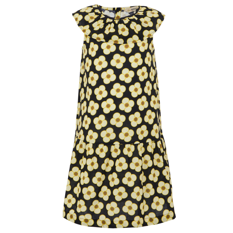 Regatta (5-6 Years, Black) Girls Orla Kiely Spinning Flower Dress