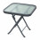 Folding Glass Garden Side Table 45cm 1