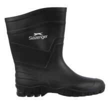 (7 UK, Black) Slazenger Unisex Adult Toe Cap Wellington Boots
