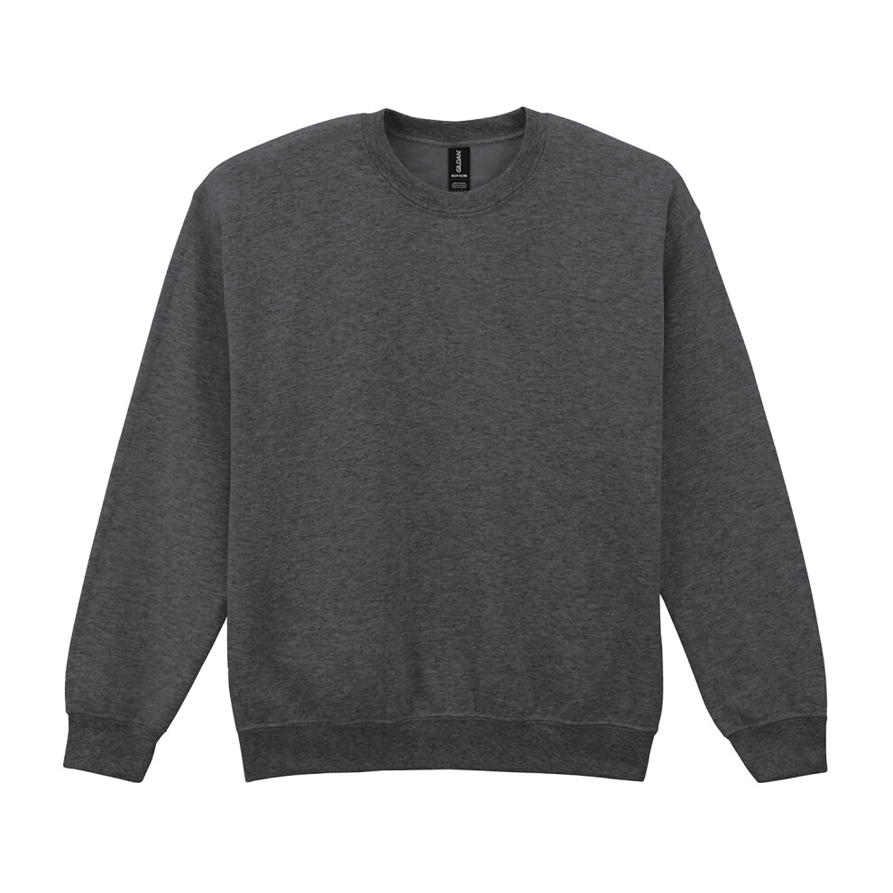 Gildan (M, Fan Charcoal Heather) Mens Heavy Blend Sweatshirt