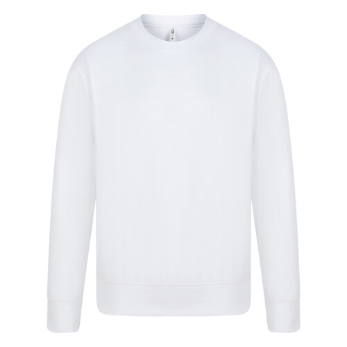 (L, White) Casual Classics Mens Sweatshirt