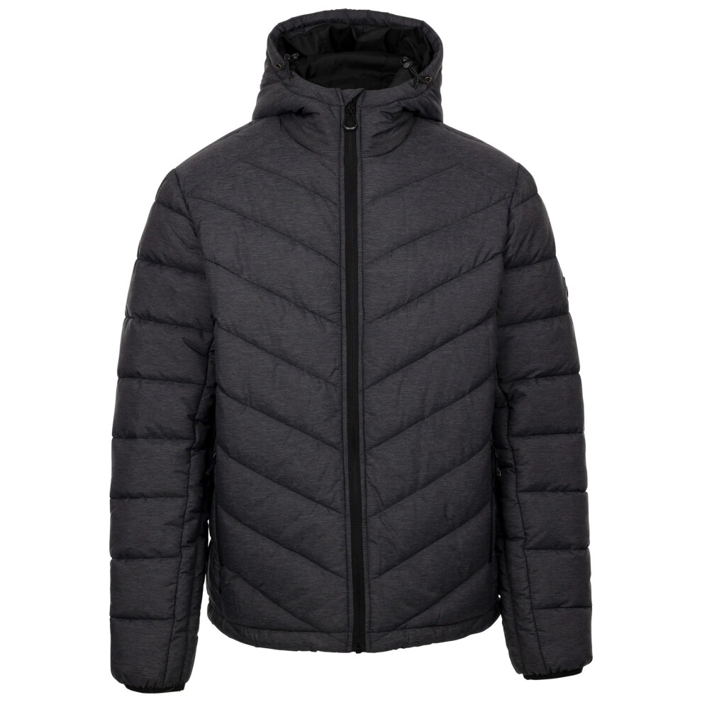 Trespass (L, Dark Grey Marl) Mens Didmarton Padded Jacket