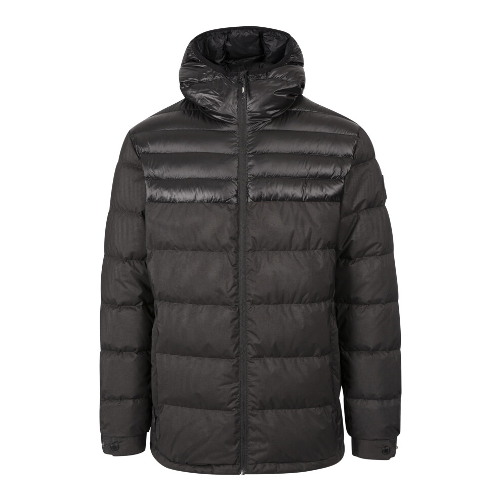 Trespass (S, Black) Mens Tacker Packaway Down Jacket