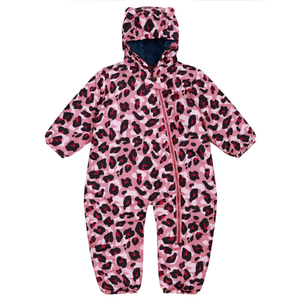 Regatta (12-18 Months, Dusty Rose) Baby Bambino Cheetah Print Snowsuit