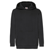 (14-15 Years, Black) Fruit of the Loom Childrens/Kids Classic Hoodie