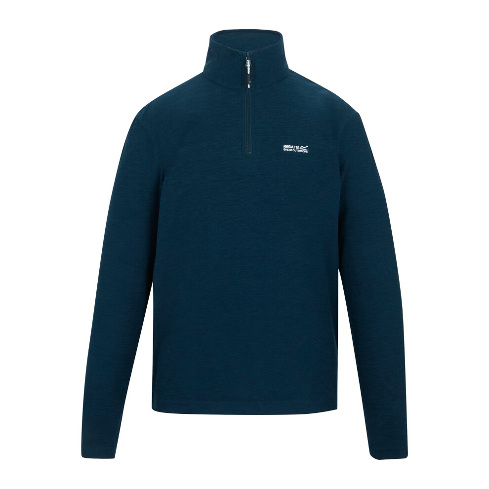 Regatta (Xl, Moonlight Denim) Mens Thompson Marl Half Zip Fleece Jacket