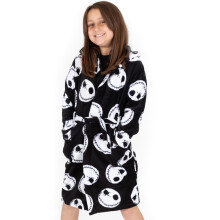 (13-14 Years) Disney The Nightmare Before Christmas Bathrobe (Unisex Kids Black)