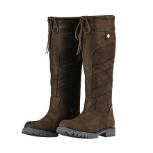 (6.5 UK, Chocolate) Dublin Adults Unisex Kennet Leather Boots