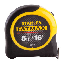 (5m, Black/Yellow) Stanley Fatmax Tape Measure