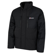 (S, Black/Black) Berghaus Mens Sabber Down Water Resistant Outdoor Winter Jacket
