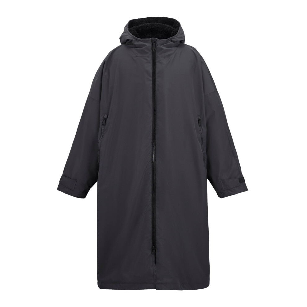 Regatta (Xs-S, Slate Grey/Black) Unisex Adult Changing Robe