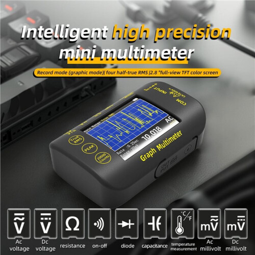 BSIDE S450 Digital Multimeter 20000 Counts Resistance Voltage Capacitance Hz Continuity Tester Battery Voltmeter 2
