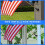 Flag Pole Holder Mounting Bracket Adjustable Flagpole Rod Hitch Bracket Multi-Position Flag Pole Mounting Bracket,Black 5