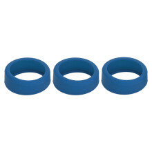 Silikon Ringcover 3 Stück M Dunkelblau für Smart