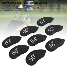 PU Leder Golf Eisen-Schlägerhüllen 8x 48-62 Set