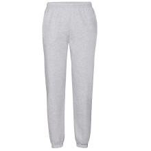 (2XL, Heather Grey) Fruit Of The Loom Mens Elasticated Cuff Jog Pants / Jogging Bottoms