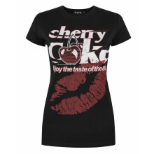 (Small) Coca Cola Short Sleeved T-Shirt (Womens Black)