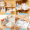 Set of 4 Plastic Storage Baskets, Kitchen Cupboard Storage Tray, Bathroom Drawer with Handle for Stacking Kitchen 2