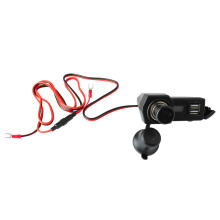 Motorrad USB Ladegerät 10-24V Spannungsanzeige双口