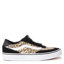 (6 UK, Black/Leopard) Vans Womens/Ladies Brooklyn Suede Trim Shoes