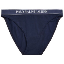 (12 UK, Navy) Ralph Lauren Womens/Ladies Repeat Logo Mid Rise Hipster Briefs