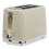 Cello Cello 2 Slice Toaster Extra Wide Slots 6 Levels 3 Function Textured Design CREAM 2