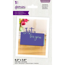 Gemini Mini Expressions Die - Just for You