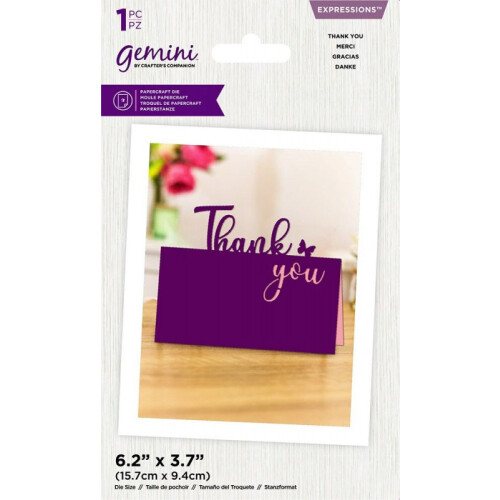 Gemini Mini Expressions Die - Thank You