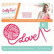 Sara Signature Crafty Fun Metal Die - Stitched with Love