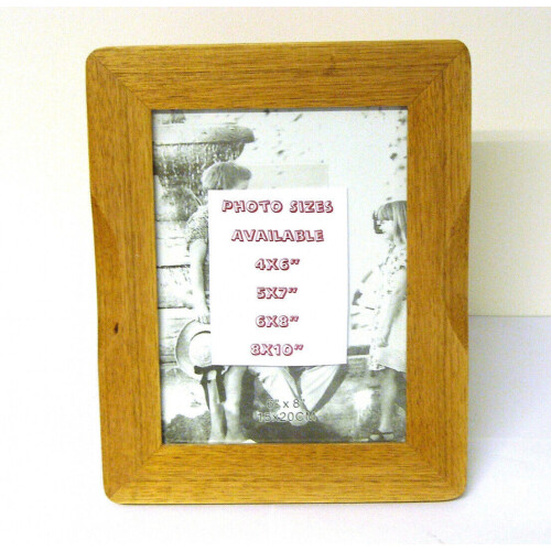 OAK LASER SCALLOP PHOTO FRAME ~ 8x10''