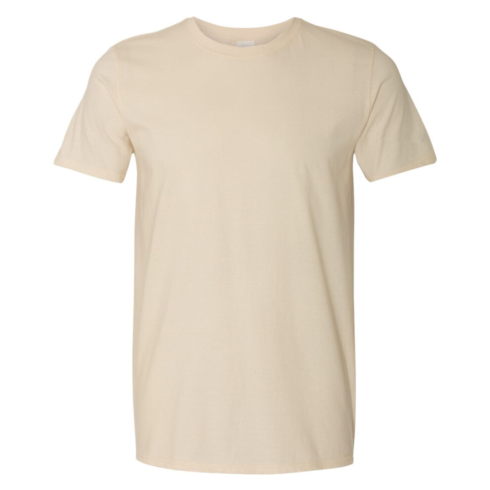 Gildan (3Xl, Natural) Mens Softstyle Ringspun T-Shirt