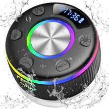 Bluetooth-dusjhøyttaler, Bluetooth-høyttalere 53 med HD-lyd, IPX7, materiale av høy kvalitet, langvarig holdbarhet, enkel å installere