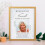 (Oak) Personalised reserved For Photo Poster Frame 1