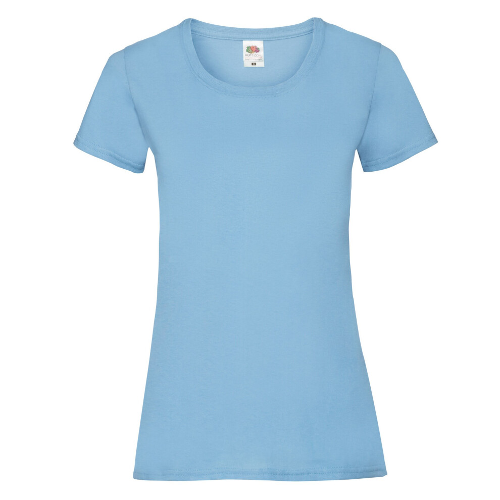Fruit Of The Loom (Xs, Sky Blue) Womens/Ladies Lady Fit T-Shirt