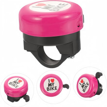 Loud Bicycle Bell with Cartoon Pattern for Boys and Girls and Adults Iron and Plastic Material, and Smooth , for